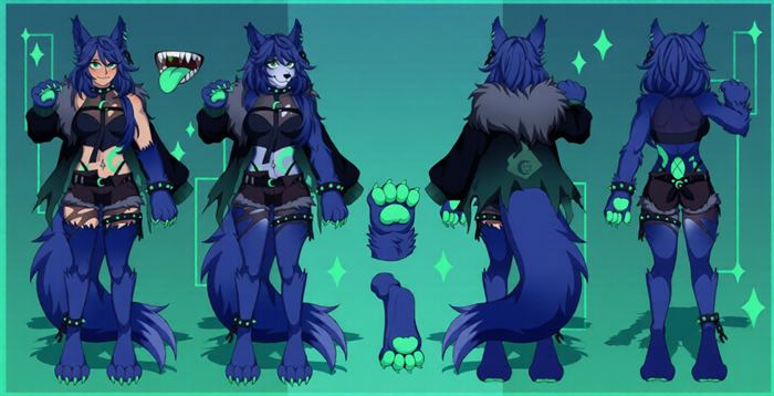 Furry refsheet 10